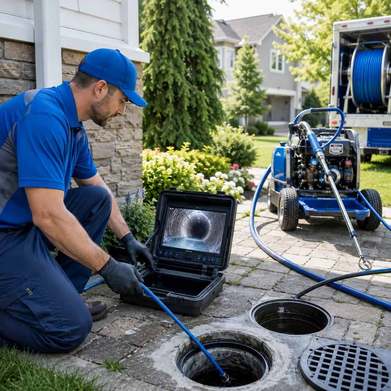Outdoor drain cleaning professionals serving Breeden, WV